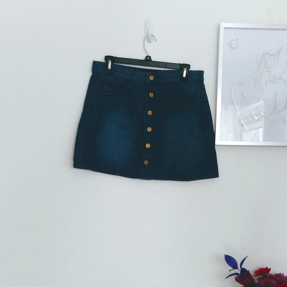 Express Jeans Size 8 Mini Jean Skirt